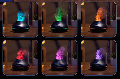 KINSCOTER Volcanic Aroma Diffuser Essential Oil Lamp 130ml USB Portable Air Humidifier -DHPD104