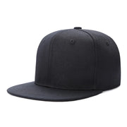Black baseball cap on a white background
