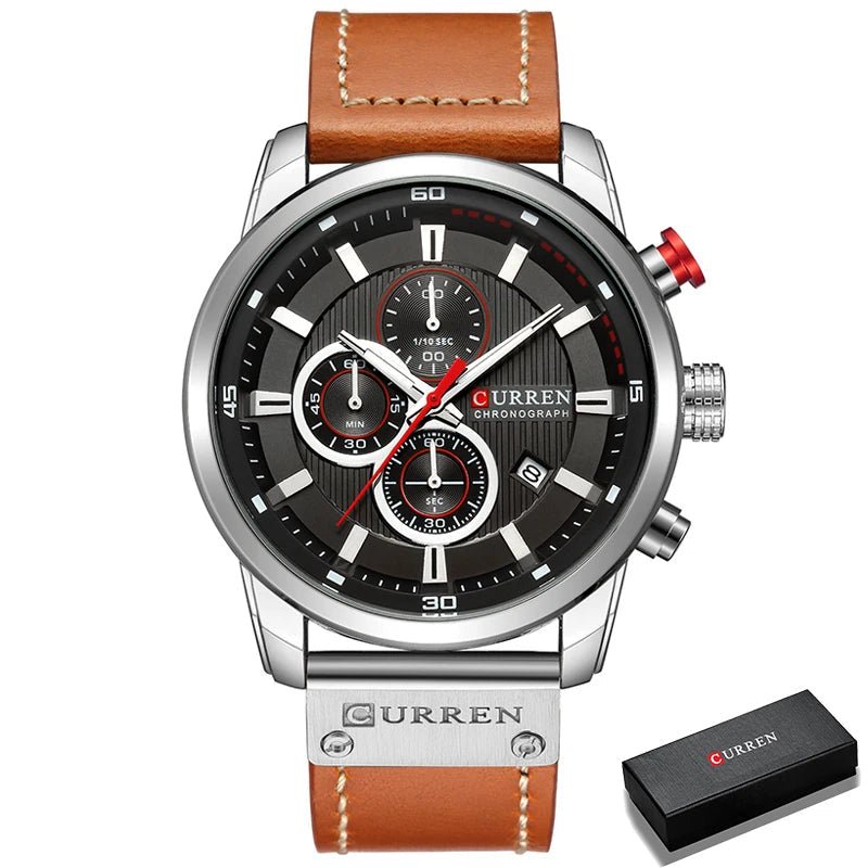 CURREN Fashion Date Quartz Men Watches Top Brand Luxury Male Wrist Watch -WPD139