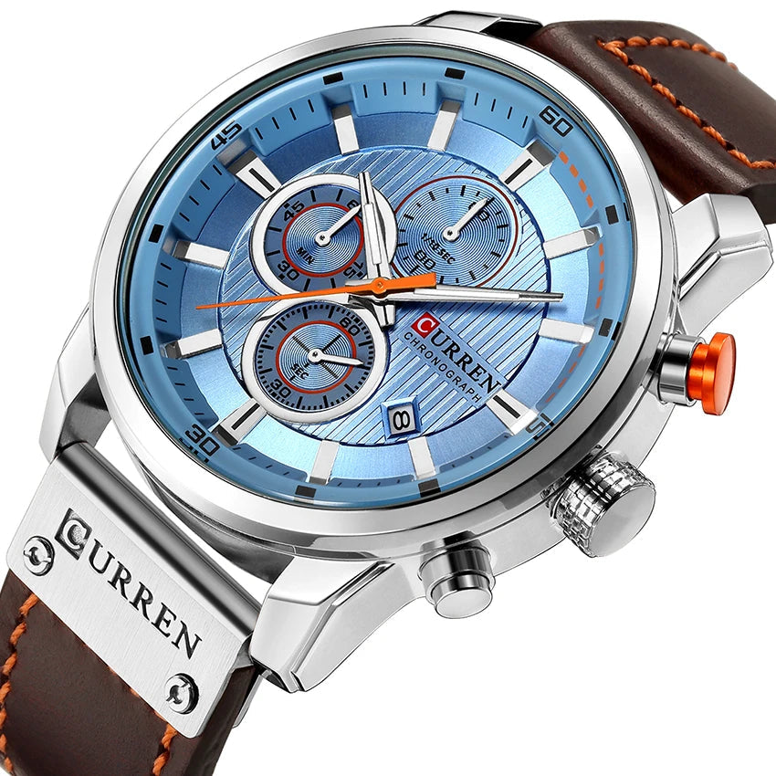 CURREN Fashion Date Quartz Men Watches Top Brand Luxury Male Wrist Watch -WPD139