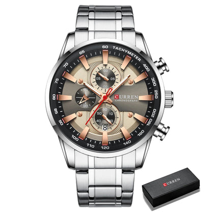 CURREN Man Watches Luxury Sporty Chronograph Wristwatches for Men -WPD150