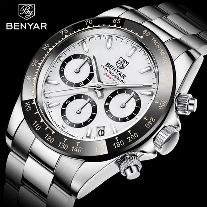 2022 BENYAR New Watches Men Luxury Brand Chronograph Male Sport -WPD128