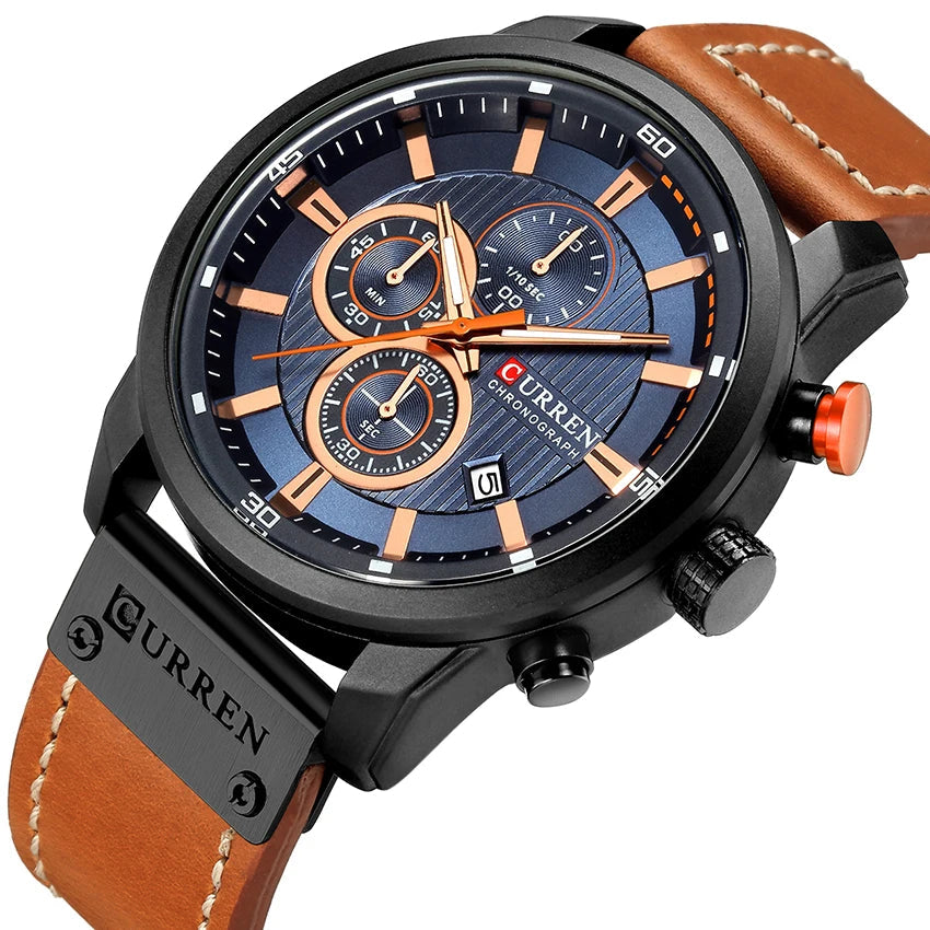 CURREN Fashion Date Quartz Men Watches Top Brand Luxury Male Wrist Watch -WPD139