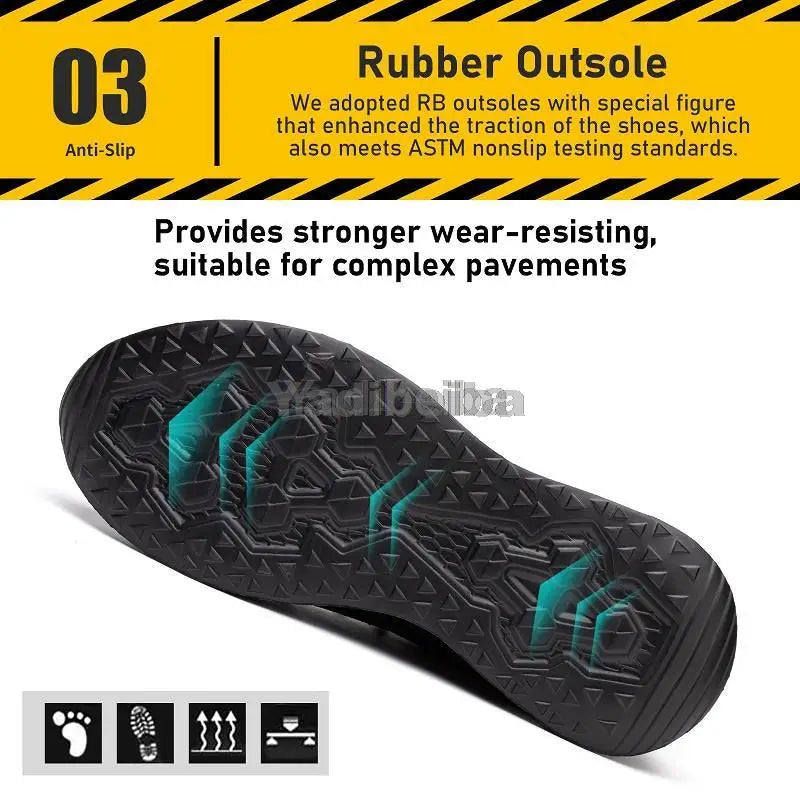 Steel Toe Safety Shoes for Men Women Lightweight Work Sneakers Puncture Proof Work Shoes -SHPD119