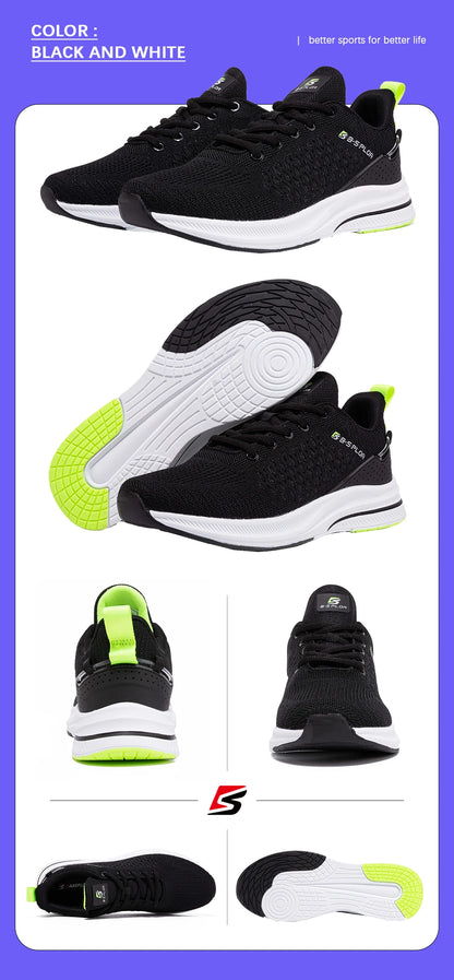 Baasploa New Men Knit Casual Walking Shoes Breathable Trendy Sneakers -BSPD101