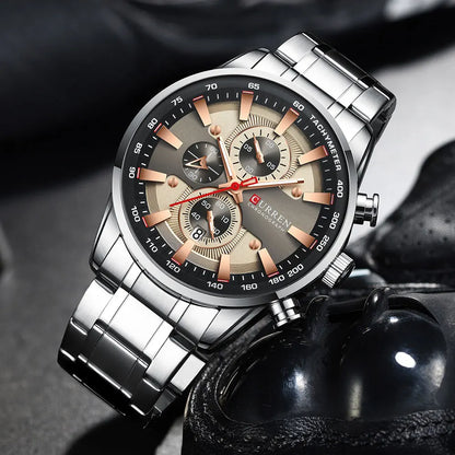 CURREN Man Watches Luxury Sporty Chronograph Wristwatches for Men -WPD150