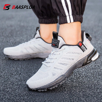 Baasploa Professional Running Shoes For Men Lightweight Men's Designer Mesh Sneakers -BSPD112