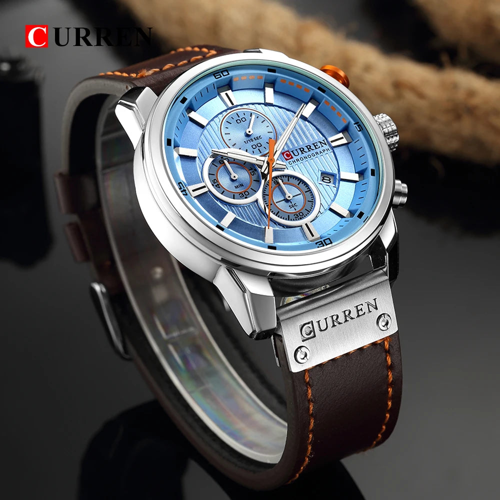 CURREN Fashion Date Quartz Men Watches Top Brand Luxury Male Wrist Watch -WPD139