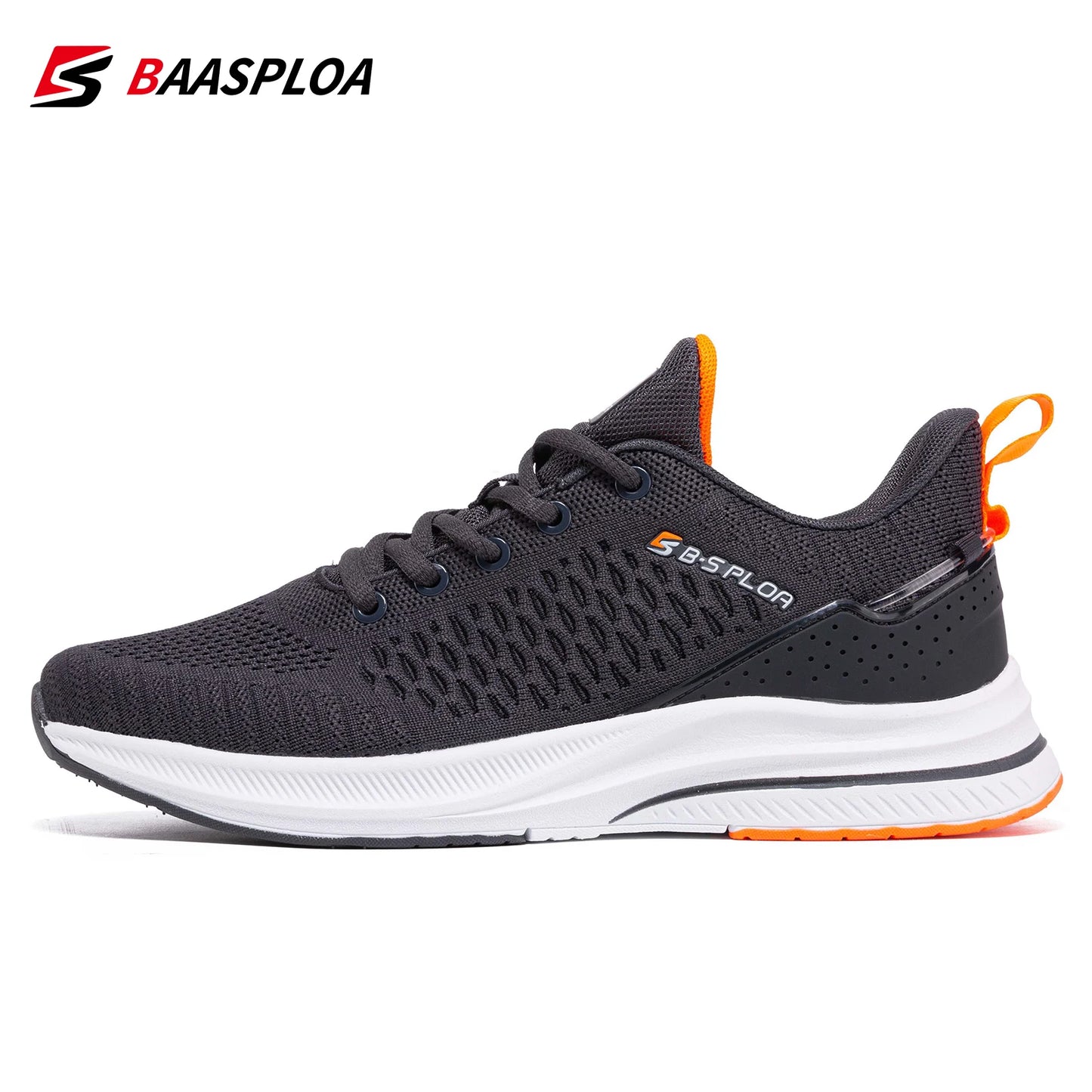 Baasploa New Men Knit Casual Walking Shoes Breathable Trendy Sneakers -BSPD101