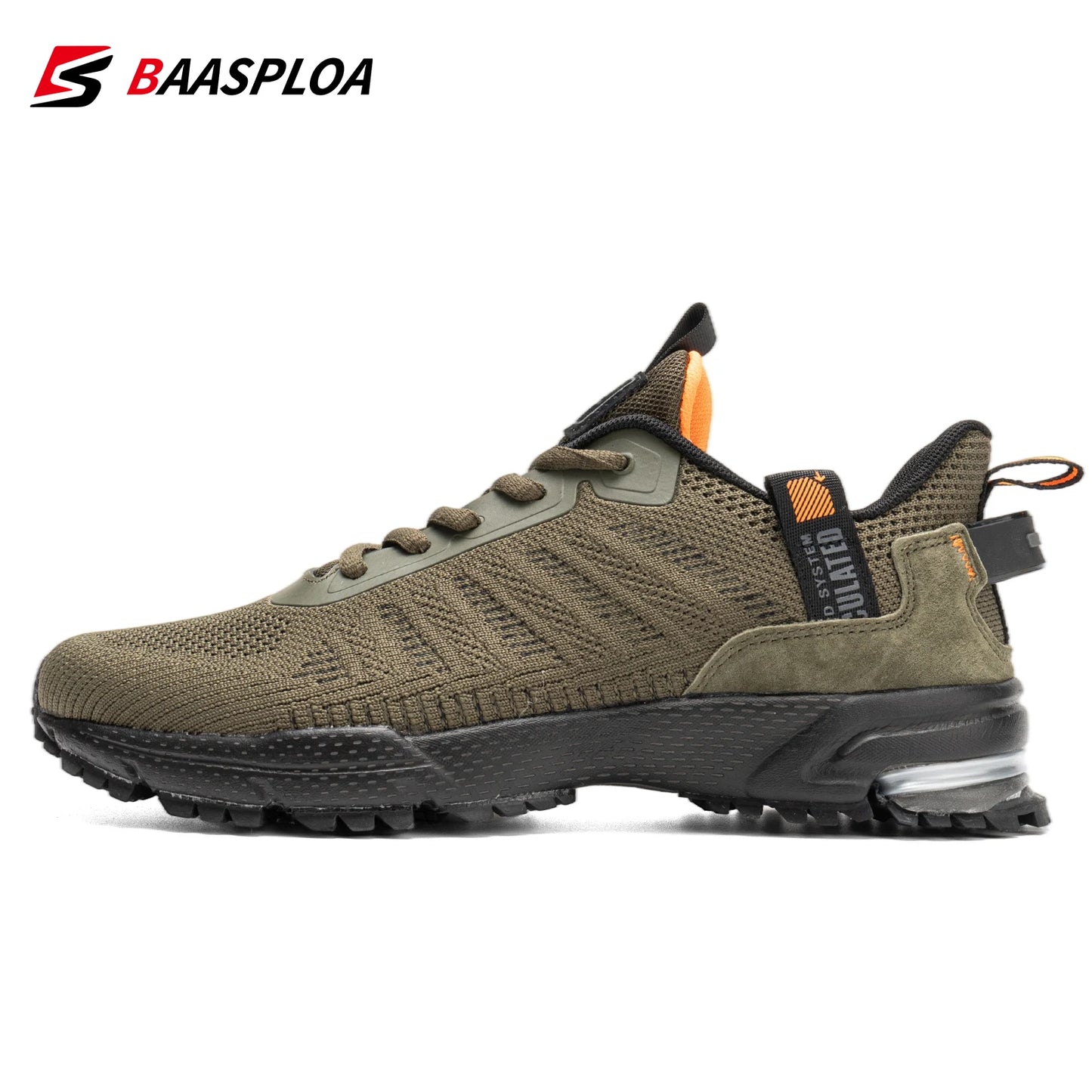 Baasploa Professional Running Shoes For Men Lightweight Men's Designer Mesh Sneakers -BSPD112