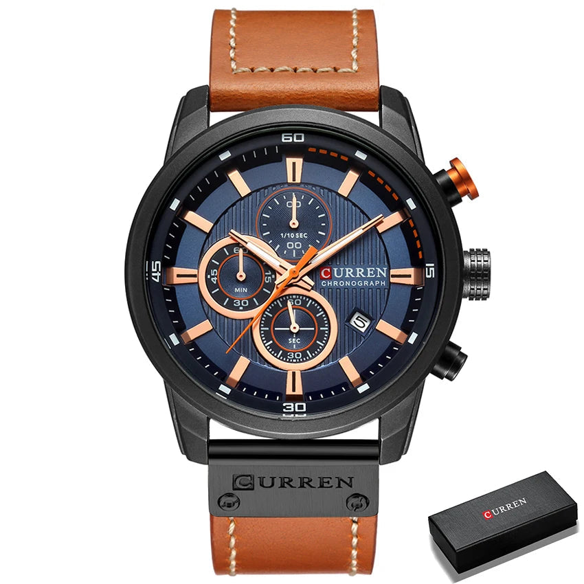 CURREN Fashion Date Quartz Men Watches Top Brand Luxury Male Wrist Watch -WPD139