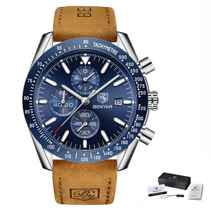 BENYAR Men Watches Brand Luxury Silicone Strap Waterproof -WPD134