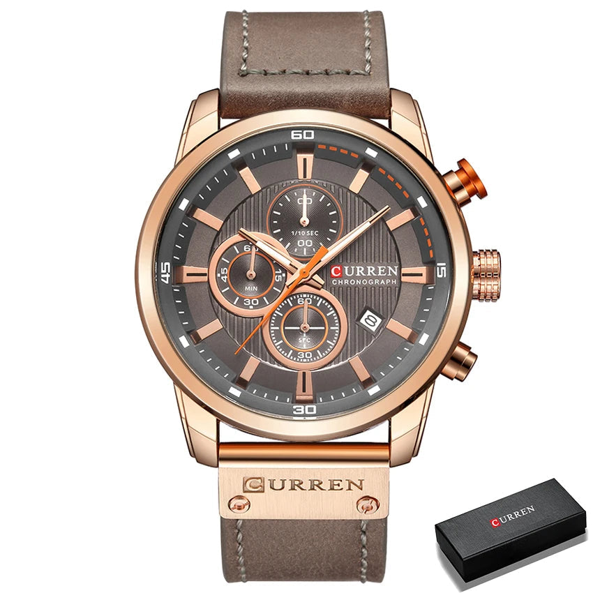 CURREN Fashion Date Quartz Men Watches Top Brand Luxury Male Wrist Watch -WPD139