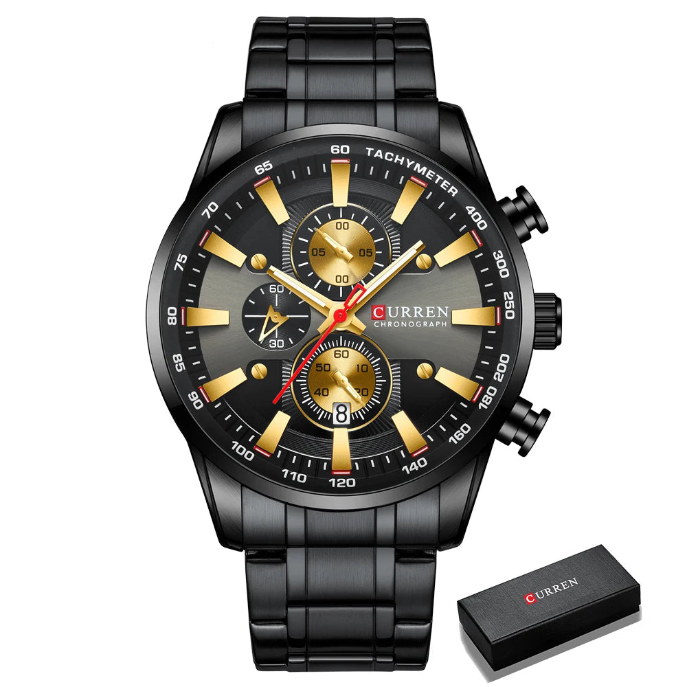 CURREN Man Watches Luxury Sporty Chronograph Wristwatches for Men -WPD150