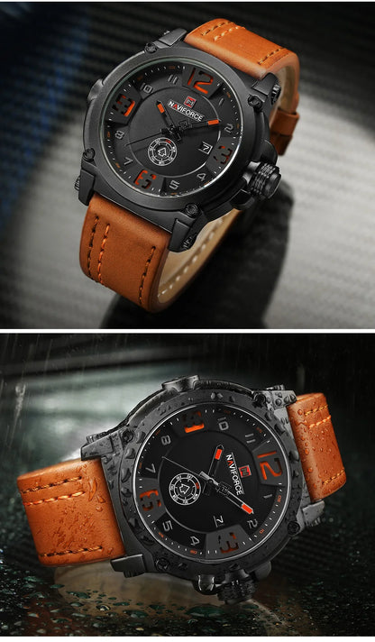 NAVIFORCE Luxury Brand Men Sports Military Quartz Watch for Man -WPD116