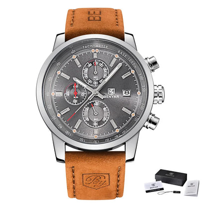 BENYAR Fashion Chronograph Sport Men's Watches Top Brand Luxury Quartz -WPD129