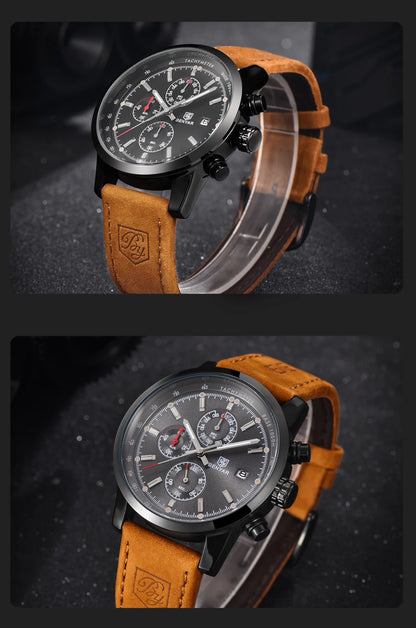 BENYAR Fashion Chronograph Sport Men's Watches Top Brand Luxury Quartz -WPD129