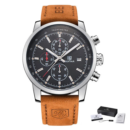 BENYAR Fashion Chronograph Sport Men's Watches Top Brand Luxury Quartz -WPD129