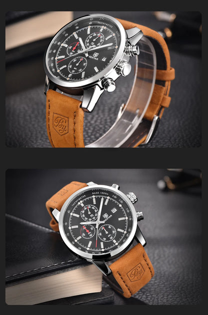 BENYAR Fashion Chronograph Sport Men's Watches Top Brand Luxury Quartz -WPD129