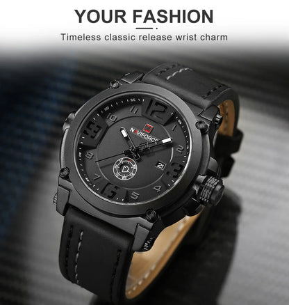 NAVIFORCE Luxury Brand Men Sports Military Quartz Watch for Man -WPD116