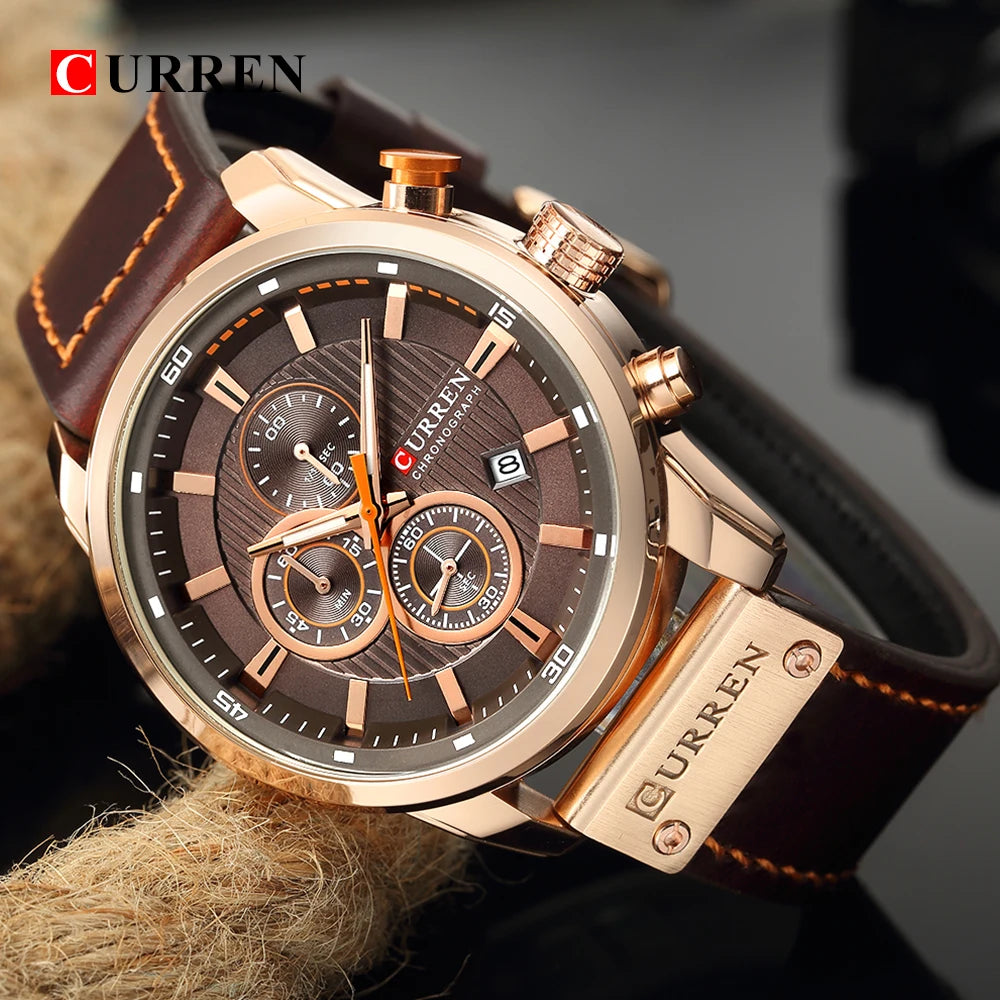 CURREN Fashion Date Quartz Men Watches Top Brand Luxury Male Wrist Watch -WPD139