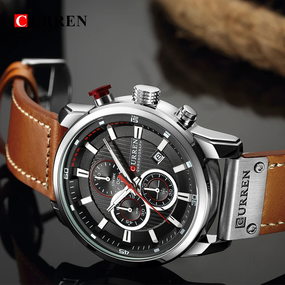 CURREN Fashion Date Quartz Men Watches Top Brand Luxury Male Wrist Watch -WPD139