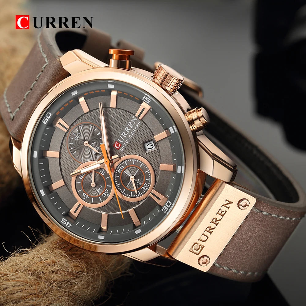 CURREN Fashion Date Quartz Men Watches Top Brand Luxury Male Wrist Watch -WPD139