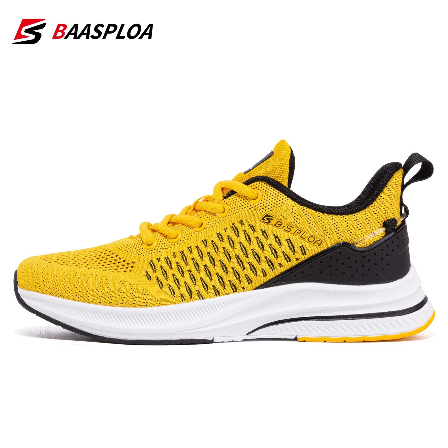 Baasploa New Men Knit Casual Walking Shoes Breathable Trendy Sneakers -BSPD101