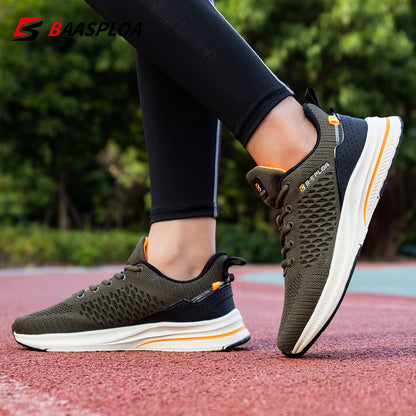 Baasploa New Men Knit Casual Walking Shoes Breathable Trendy Sneakers -BSPD101