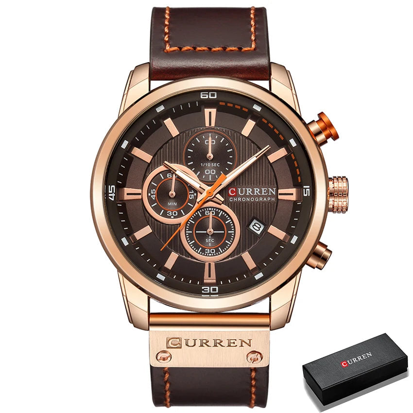 CURREN Fashion Date Quartz Men Watches Top Brand Luxury Male Wrist Watch -WPD139