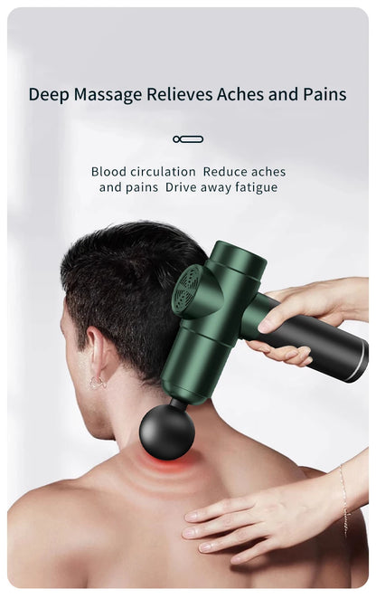 Massage Gun Muscle Relax Deep Tissue Massager Neck Massager -ZKPD103