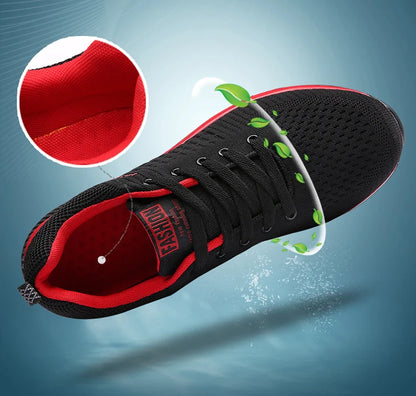 Men Running Walking Knit Shoes Fashion Casual Men Sneakers Breathable Sport Athletic Gym -SHPD105