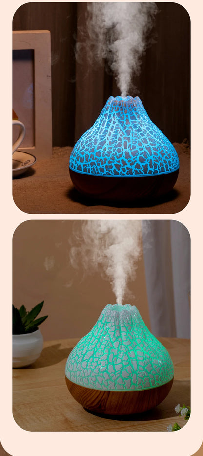 300ml Volcano Air Humidifier Desktop Electric USB Humidificadore Water Mist Diffuser -DHPD101