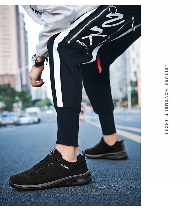 Men Running Walking Knit Shoes Fashion Casual Men Sneakers Breathable Sport Athletic Gym -SHPD105