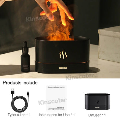 KINSCOTER Aroma Diffuser Air Humidifier Ultrasonic Cool Mist Maker Fogger Led -DHPD102