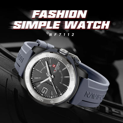 NAVIFORCE Men's Quartz Watches Top Brand Simple Business Wristwatches -WPD119