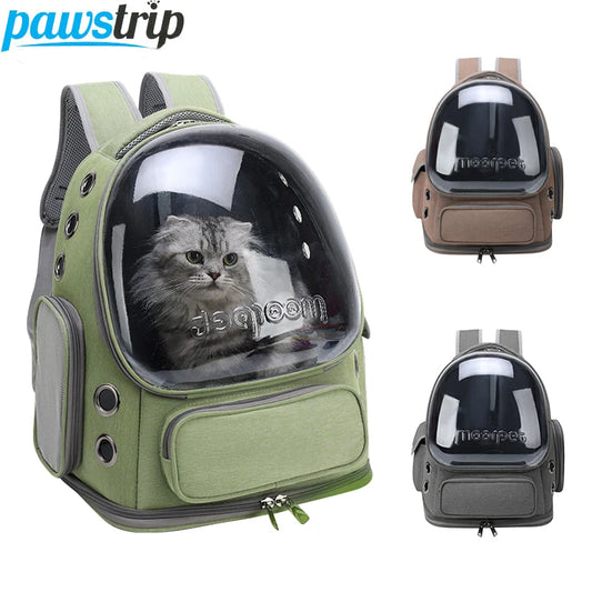 Transparent Pet Cat Carrier Bag Outdoor Travel Backpack for Cats Small Dogs Breathable -BKPD102