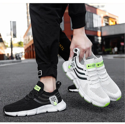 Men Shoes Sneakers Breathable Comfortable Casual Running Shoes Luxury Tennis Sneaker Male Footwear -SHPD103