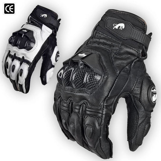 Furygan AFS-6 Motorcycle Leather Gloves Carbon Fiber Protective Gloves Men -GPD102