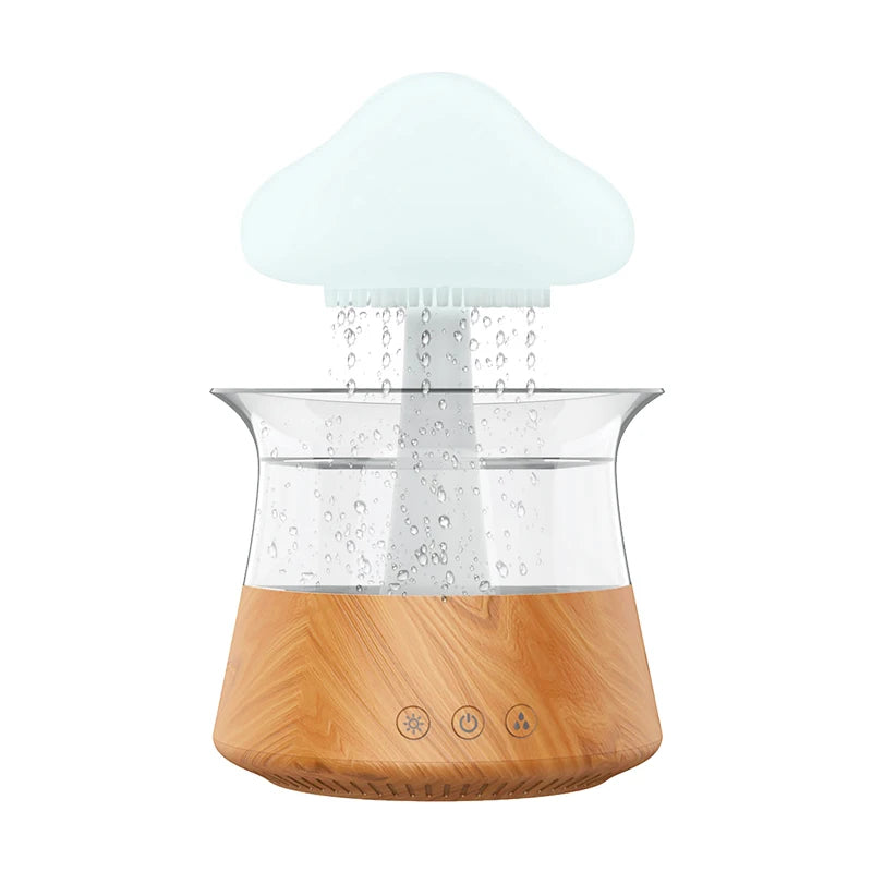 Relax Cloud Rain Diffuser Humidifier Raindrop Aromatherapy Machine Ultrasonic Atomization Humidification -DHPD114