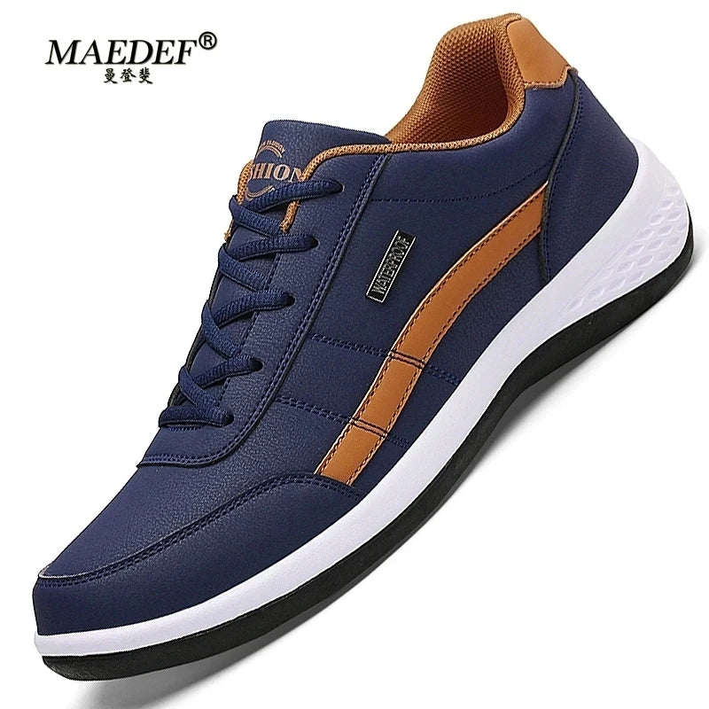 MAEDEF Shoes for Men Leather Sneaker Waterproof Casual Comfortable Men's Sneaker -SHPD100