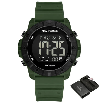 NAVIFORCE Brand Men Electronics Watch Outdoor Sport Waterproof Digital LED -WPD124