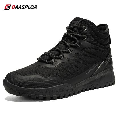 Baasploa Winter Women Sneakers Plush Warm Snow Boots Non-Slip Waterproof -BSPD103