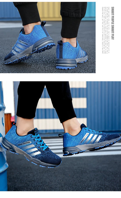 Men's and women's flats fashion casual sneakers couple walking shoes plus size breathable -SHPD113