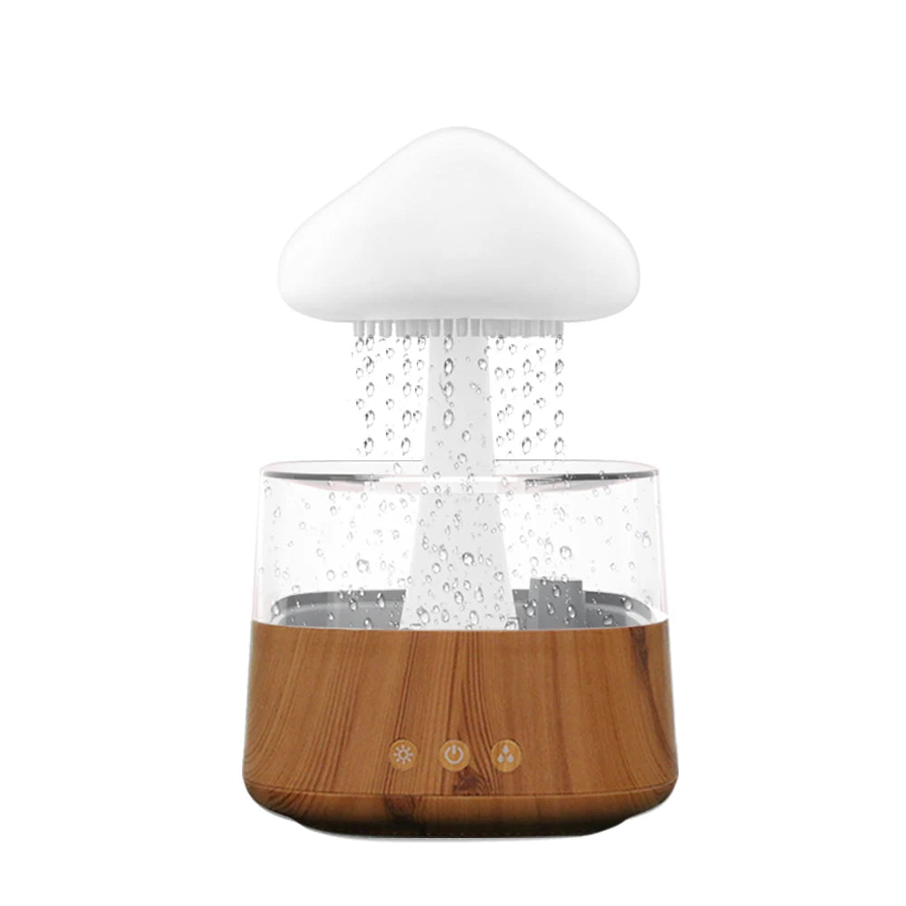 Relax Cloud Rain Diffuser Humidifier Raindrop Aromatherapy Machine Ultrasonic Atomization Humidification -DHPD114