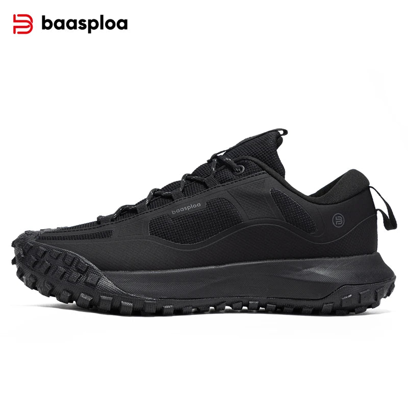 Baasploa New Men Hiking Shoes Anti Splash Water Outdoor Sneakers for Men -BSPD102