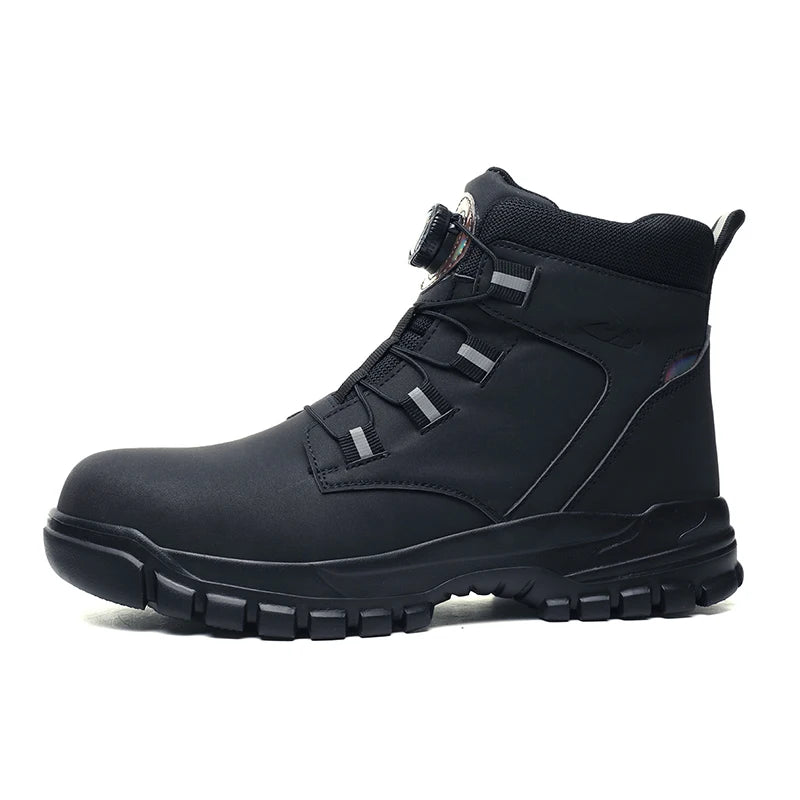 Waterproof Safety Boots Men Indestructible Steel Toe Work Boots Anti-smash Stab-resistant Safety Shoes -SHPD118