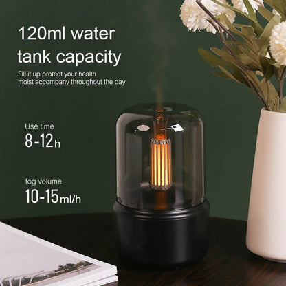 KINSCOTER Portable Mini Aroma Diffuser USB Air Humidifier Essential Oil Night Light Cold Mist Maker Sprayer -DHPD110