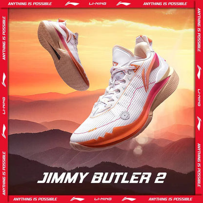 Li-Ning Men JIMMY BUTLER 2  Professional Basketball Shoes Cushioning Durable LiNing Breathable Sports Shoes Sneakers -BSPD108