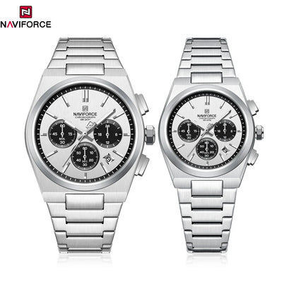 NAVIFORCE Couple Watch Set Casual Fashion Women Men Quartz Watches -WPD101